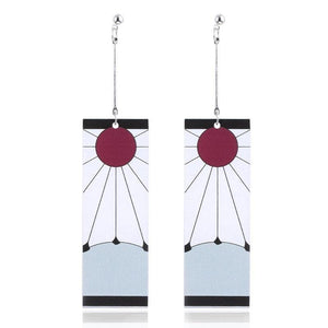 Tanjiro's Hanafuda Earrings