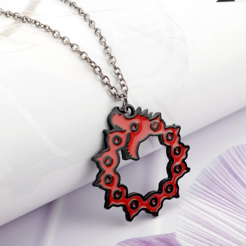 Seven Deadly Sin Dragon Pendant Necklace