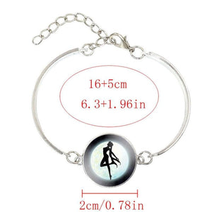 NEW Sailor Moon Necklace Bracelet Set!