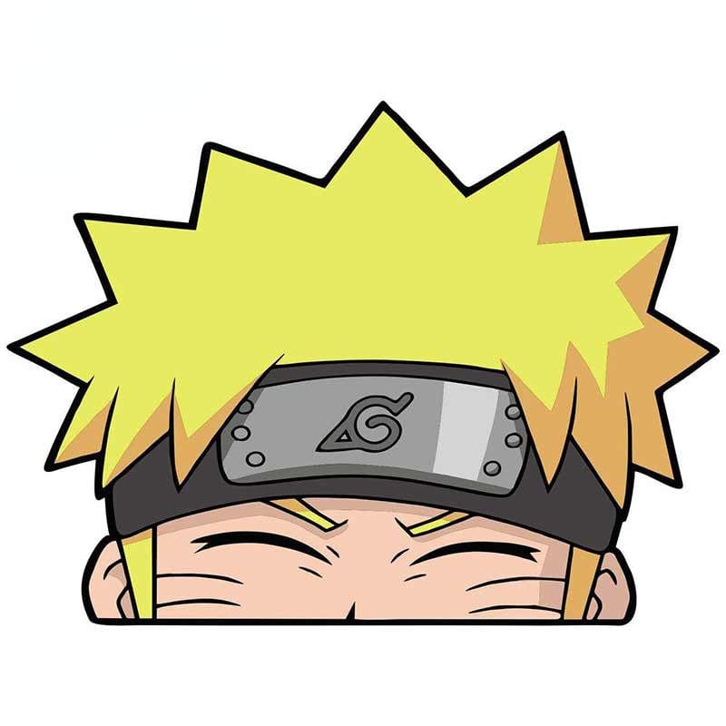 Naruto Peeking Stickers