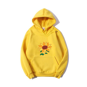 Sun Flower Pocket Hoodie