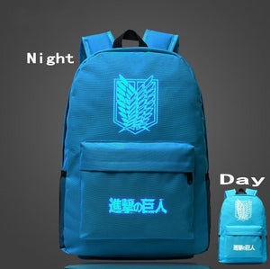 Attack on Titan Cosmic Glowing Backpacks anime-store