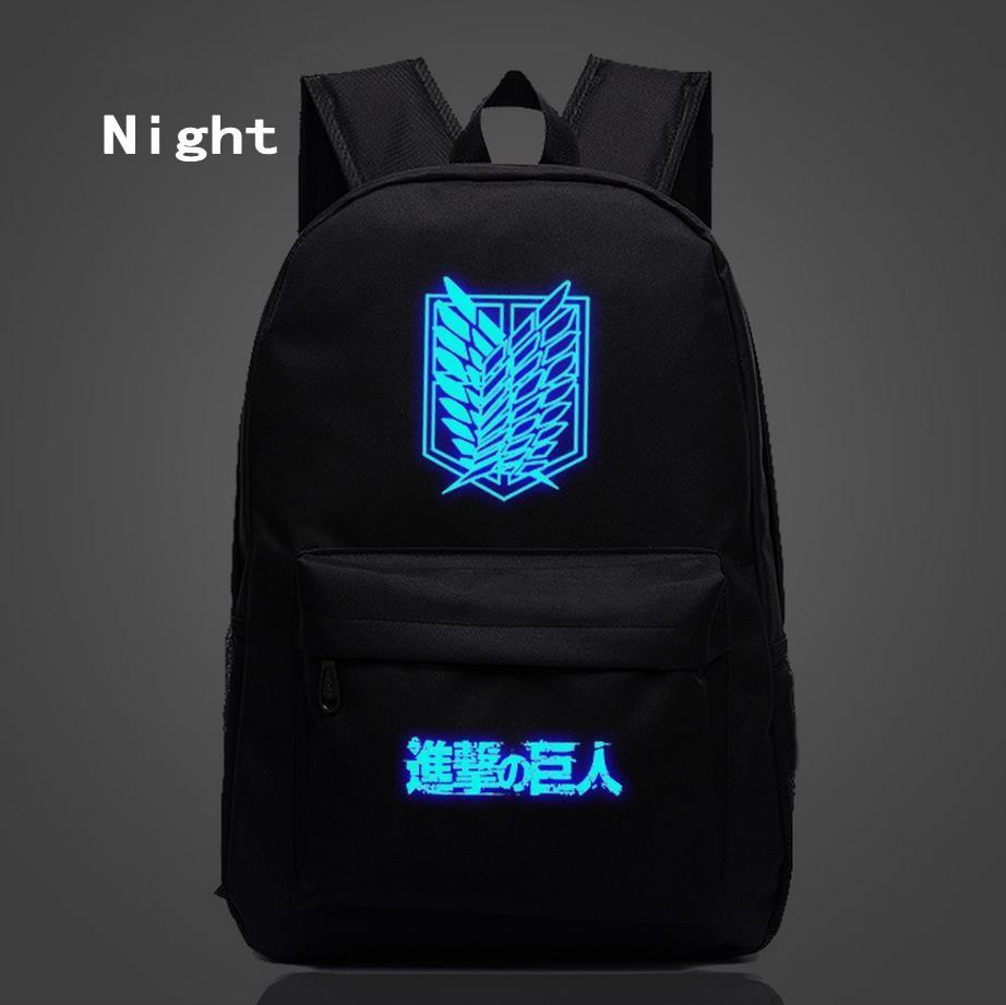 Attack on Titan Cosmic Glowing Backpacks anime-store