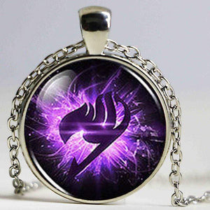 Fairy Tail Glass Icon Necklace anime-store