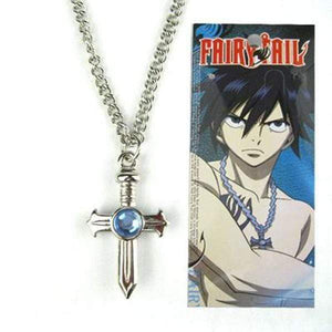 Fairy Tail Gray Fullbuster Cross Necklace anime-store