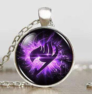 Fairy Tail Guild Purple Wing Necklace anime-store