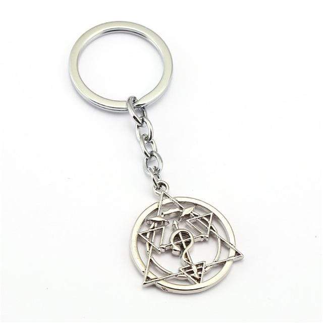 Fullmetal Alchemist Silver Keychain anime-store
