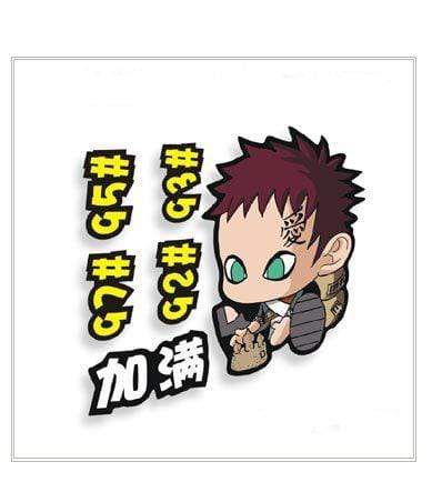 Naruto Gaara Oil tank Cover Car Stickers anime-store