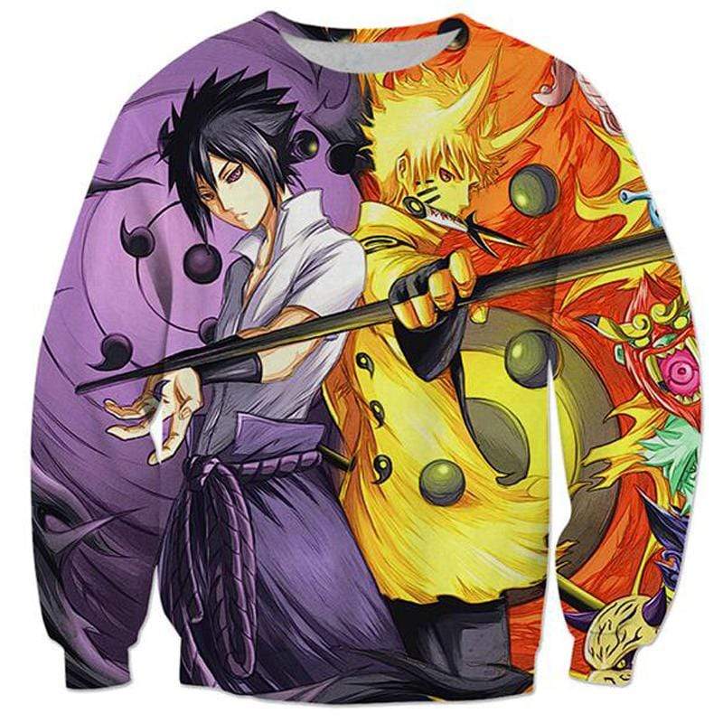 Naruto Six Paths and Sasuke Rinnegan Sweater anime-store