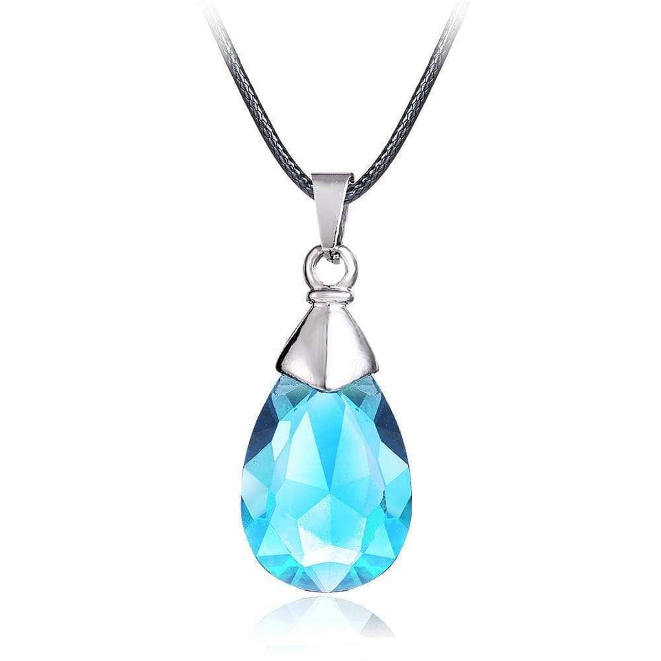 SAO Blue Crystal Necklace anime-store