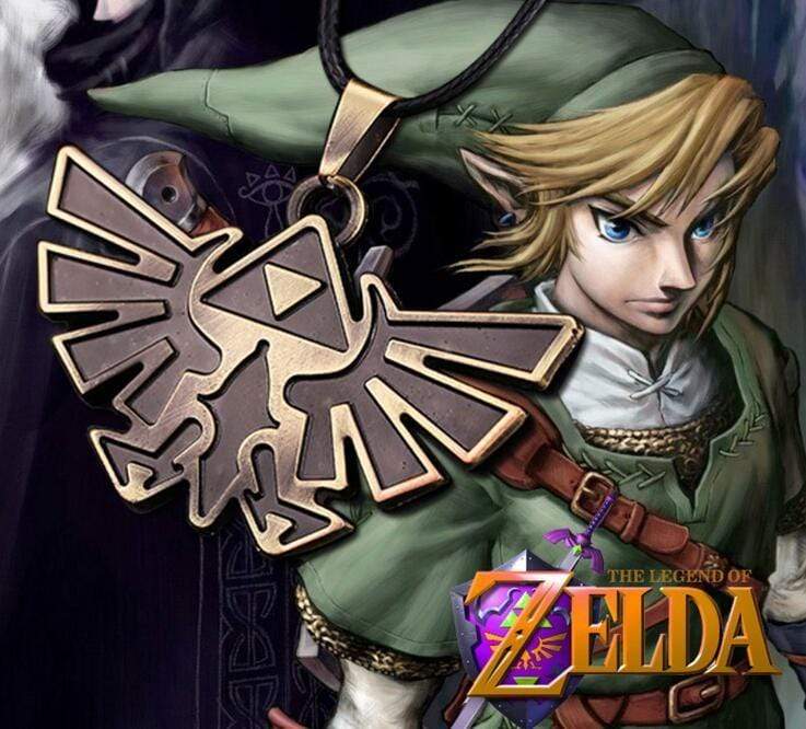 The Legend of Zelda Bronze Finish Necklace anime-store