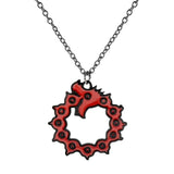 Seven Deadly Sin Dragon Pendant Necklace